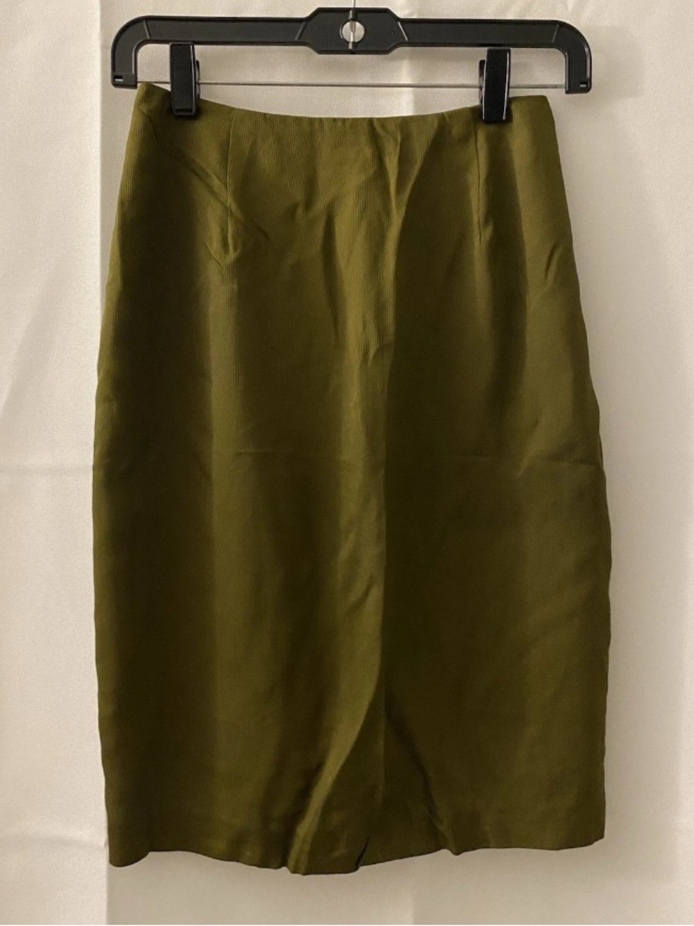 Vintage Ann Taylor Olive Green High-Rise Pencil Skirt